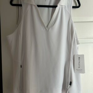 Athleta Women's Classic White Tank Top XL NWT